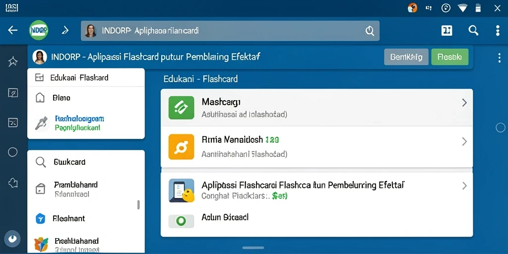 Tampilan antarmuka aplikasi INDORP yang modern dan fungsional.