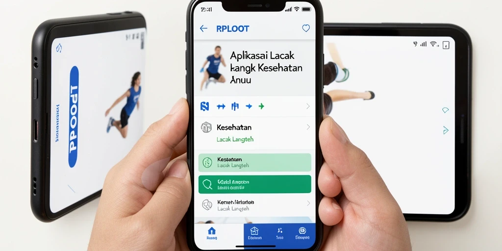 Tampilan utama aplikasi RPLOOT menampilkan statistik langkah harian secara jelas.